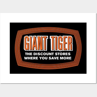 Giant Tiger Defunct Grocery Store USA Posters and Art